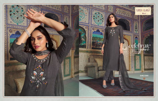 Metro Fusion By Lily Lali Designer Readymade Suits Catalog